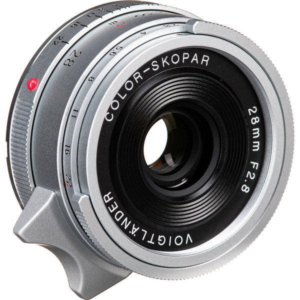 Voigtlander 28mm f/2.8 Color-Skopar Type II Aspherical Silver - Leica M Mount
