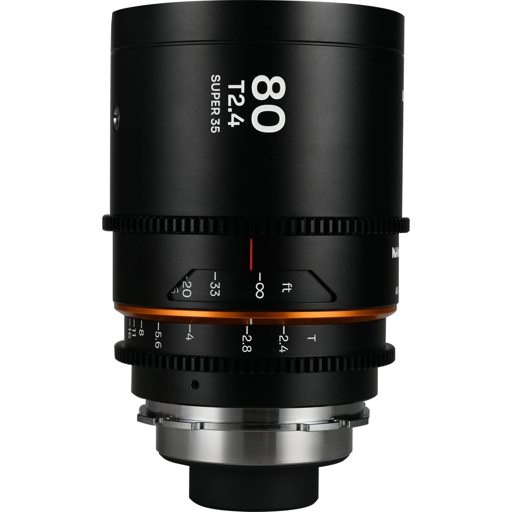 Laowa Nanomorph 80mm T2.4 1.5x S35 Anamorphic Lens (Canon RF, Amber Flare)