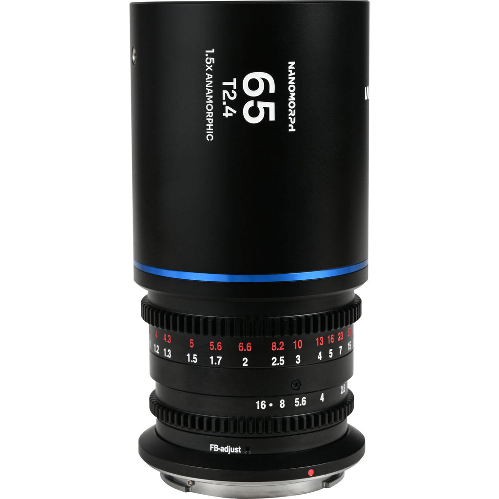 Laowa Nanomorph 65mm T2.4 1.5x S35 Anamorphic Lens (Nikon Z, Blue Flare)