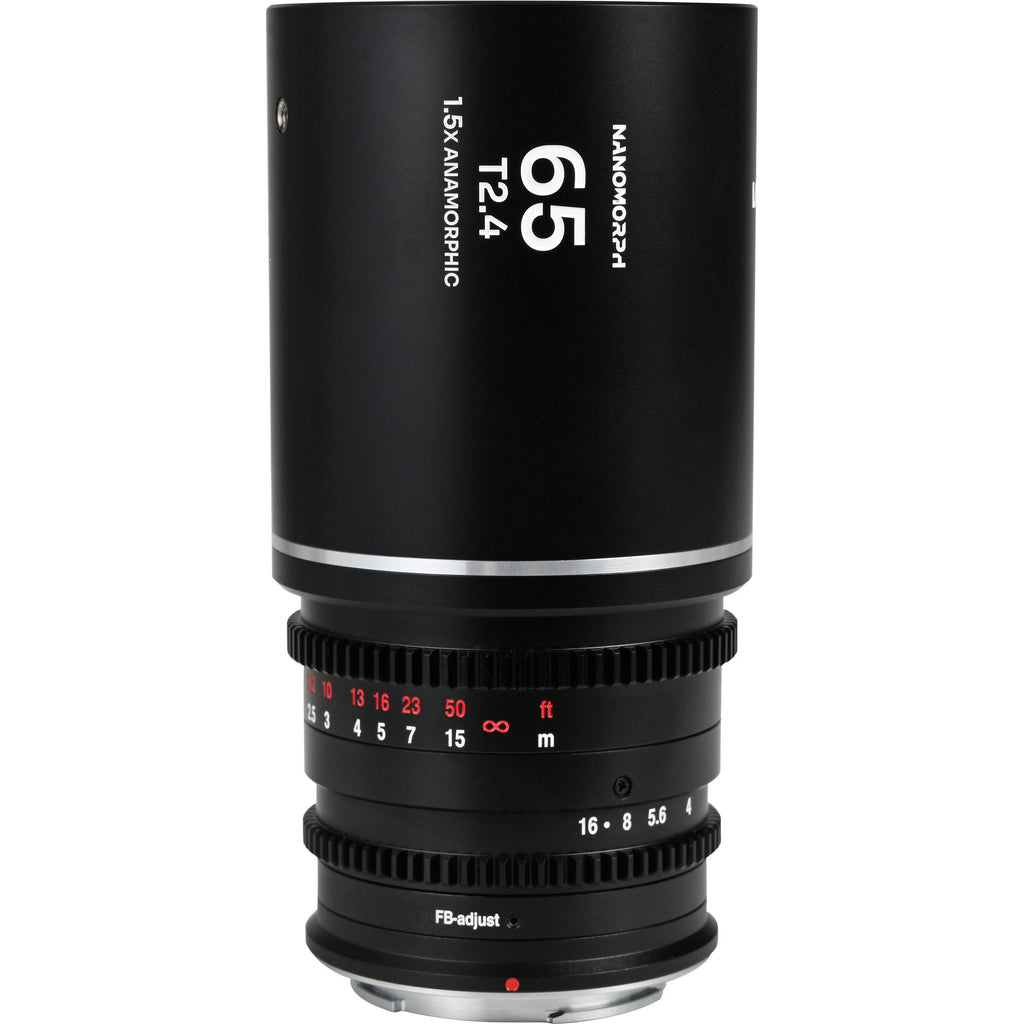 Laowa Nanomorph 65mm T2.4 1.5x S35 Anamorphic Lens (Sony E, Silver Flare)