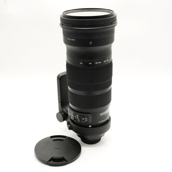 Pre-Owned Sigma 120-300mm f/2.8 DG Sport F-Mount With Hood, Caps & Case SN: 51418548 (Second Hand)
