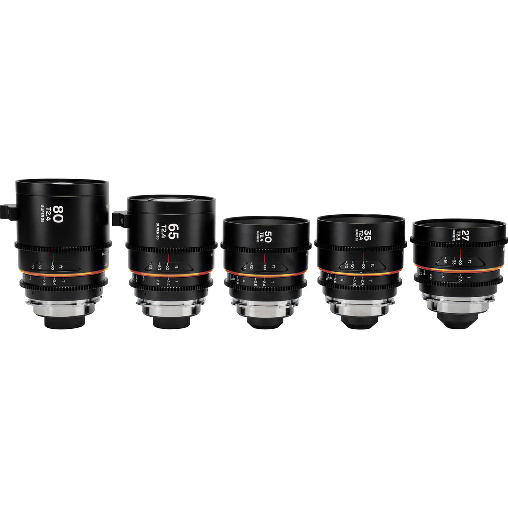 Laowa Nanomorph S35 Anamorphic Prime 5-Lens Kit (Sony E, Amber Flare)