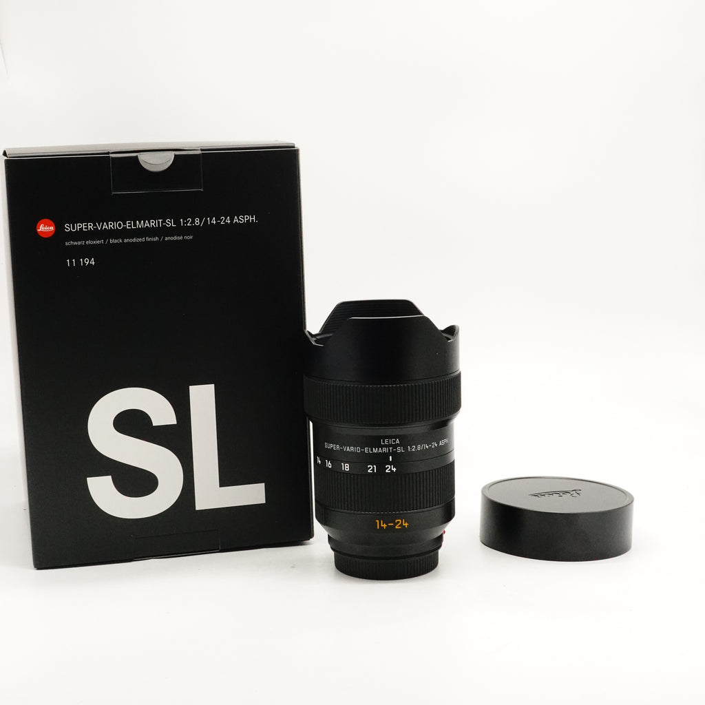 Pre-Owned Leica Super-Vario-Elmarit-SL 14-24 f/2.8 ASPH Lens, Boxed As New SN: 4896506 (Second Hand)