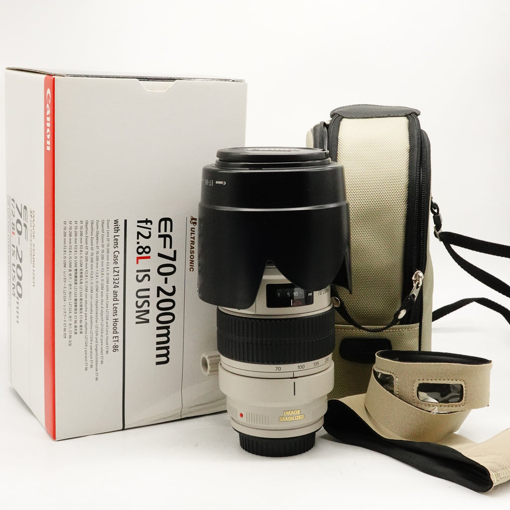 Pre-Owned Canon  EF 70-200mm f/2.8L USM Lens With Box, Hood, Bag, Neoprene Cover SN: 00576736 (Second Hand)
