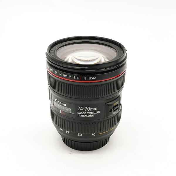 Pre-Owned Canon EF 24-70mm f/4L IS USM Lens With Caps SN: 5503003649 (Second Hand)