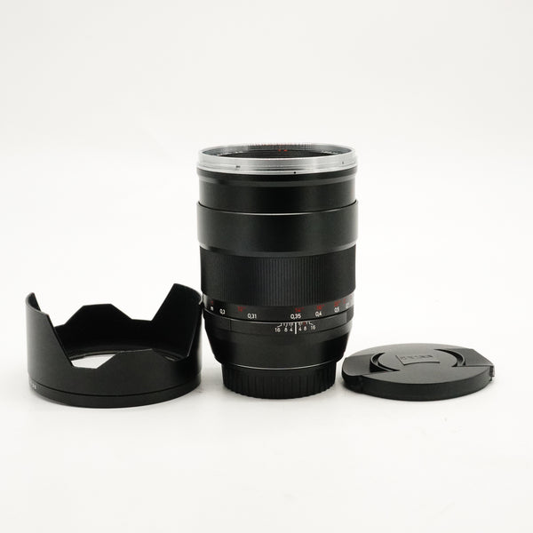 Pre-Owned Carl Zeiss Distagon 35mm f/1.4 ZE Lens for Canon EF With Caps & Hood SN: 15835190 (Second Hand)