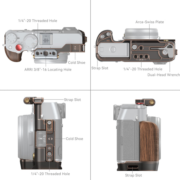 SmallRig Retro Camera Cage for FUJIFILM X100VI