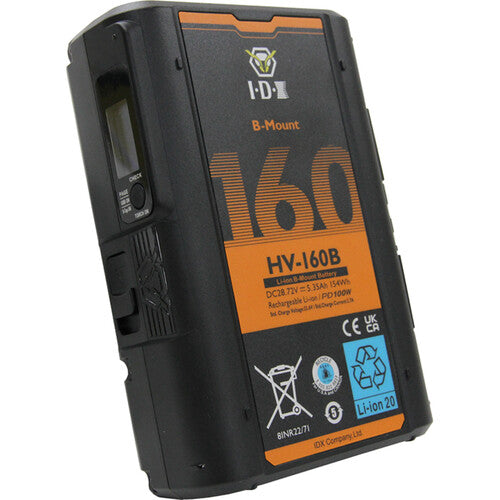 IDX 154W 28.8V High-load B-Mount Battery with D-Tap & USB