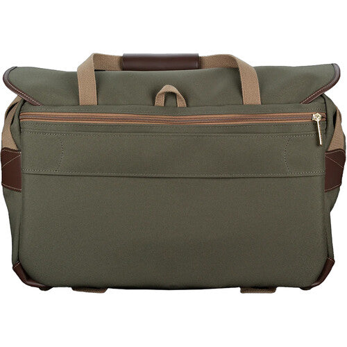 Billingham 555 MKII Camera Bag - Sage FibreNyte / Chocolate Leather