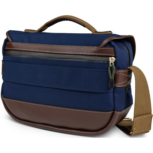 Billingham Mini Eventer Camera Bag - Navy Canvas / Chocolate Leather