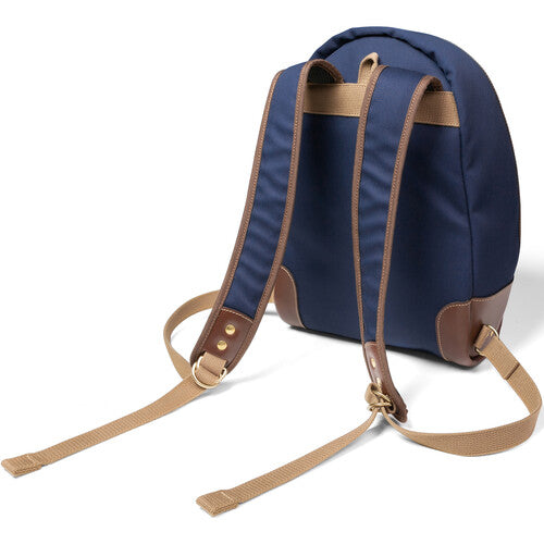 Billingham 35 Rucksack Camera Bag - Navy Canvas / Chocolate Leather