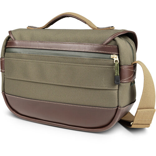 Billingham Mini Eventer Camera Bag - Sage FibreNyte / Chocolate Leather