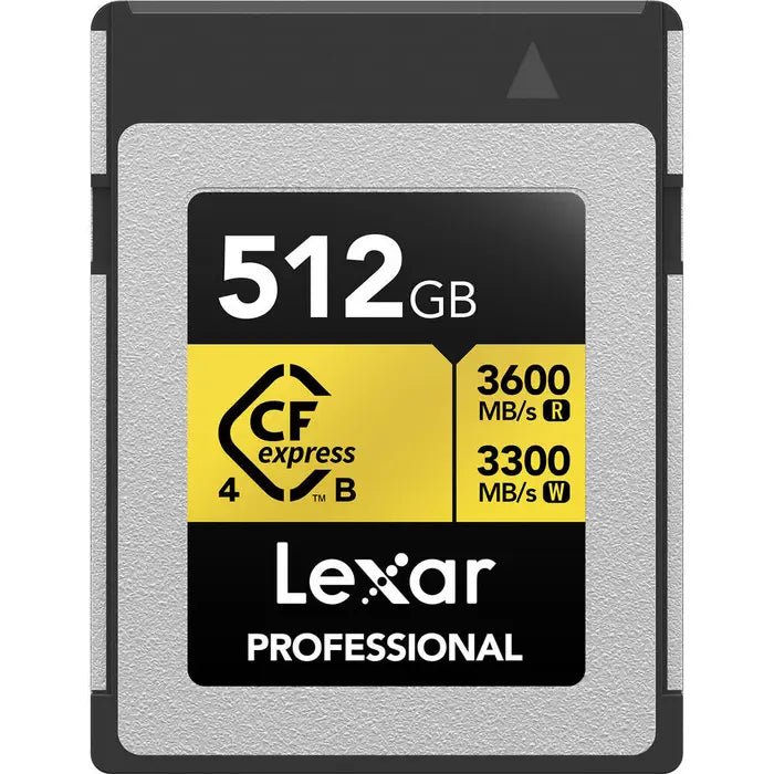 Lexar Professional CFexpress Type B 512GB Gold Pro Card