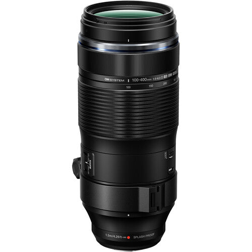 OM System M.ZUIKO Digital ED 100-400mm f/5-6.3 IS II Lens Black