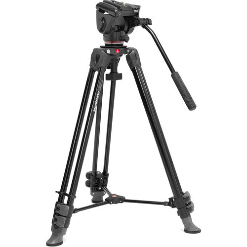 Manfrotto Video Tripod MVT502AM & 500X Fluid Head - Aluminium