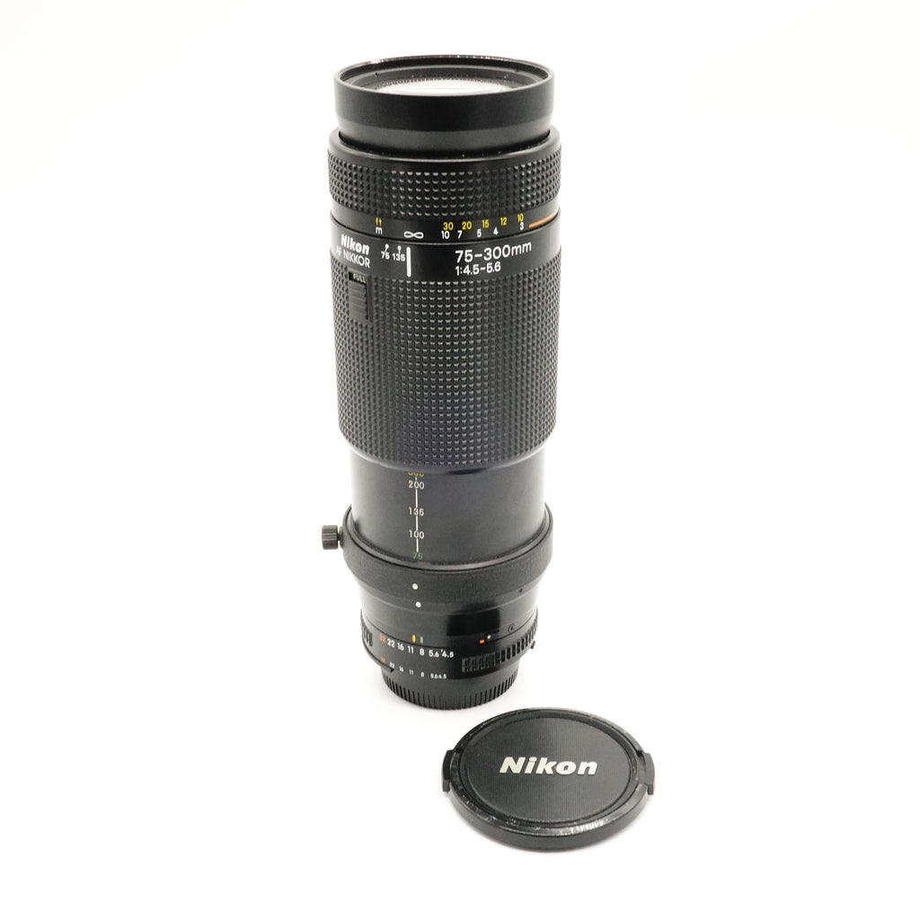 Pre-Owned Nikon AF Nikkor 75-300mm f/4.5-5.6 Lens With Caps SN: 294001 (Second Hand)