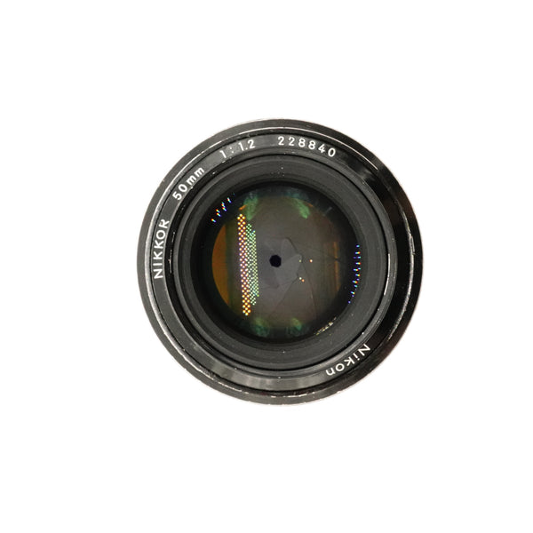 Pre-Owned Nikon MF 50MM F/1.2 AI Lens With Caps SN: 228840 (Second Hand)
