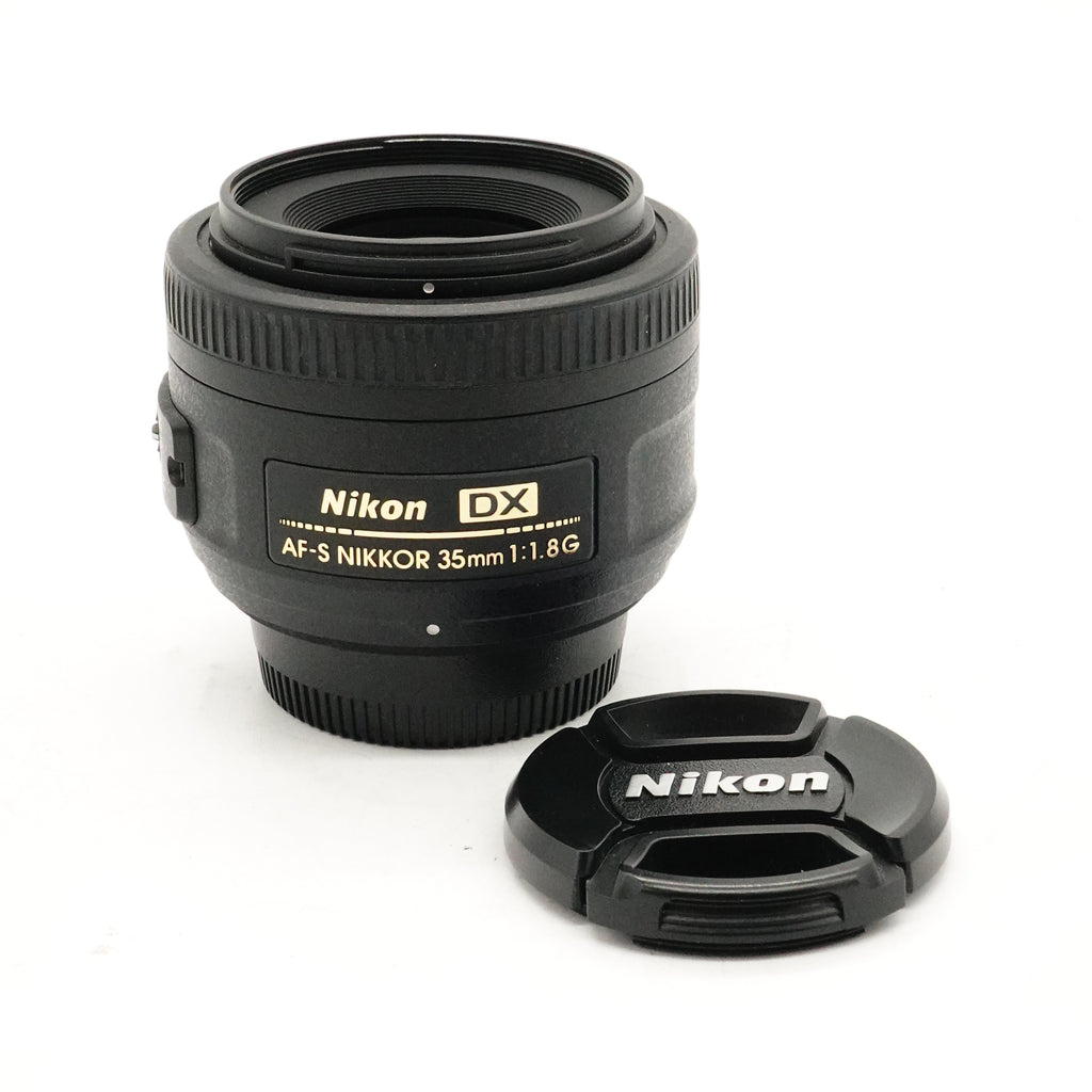 Pre-Owned AF-S NIKKOR DX 35mm f/1.8 G Lens With Caps SN: 2643185 (Second Hand)