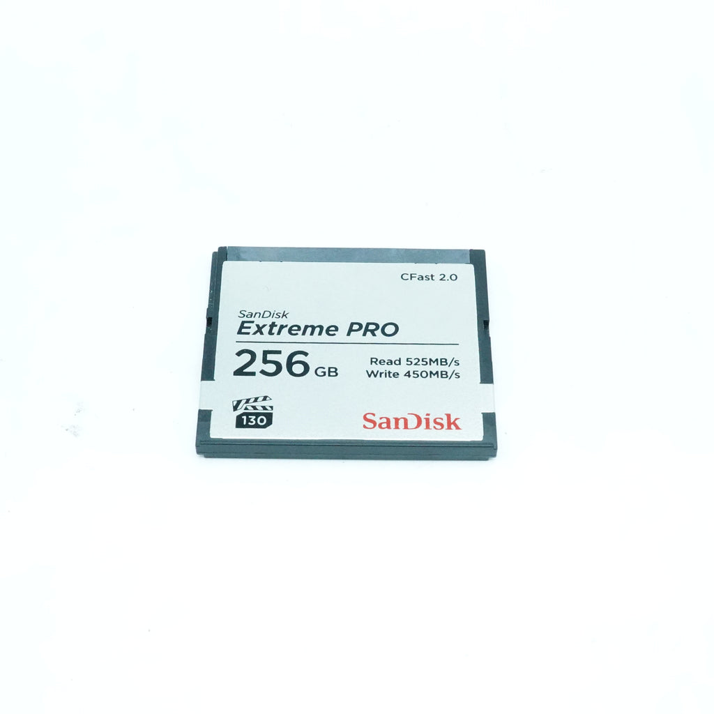 Pre-Owned SanDisk Extreme Pro CFast 2.0 256GB 525MB/s Read 450MB/s Write Card (Second Hand)