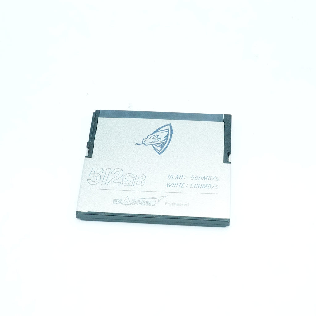 Pre-Owned EXASCEND ARCHON CFAST 2.0 512GB 560mb/s 500mb/s Cinema Camera Card Second Hand