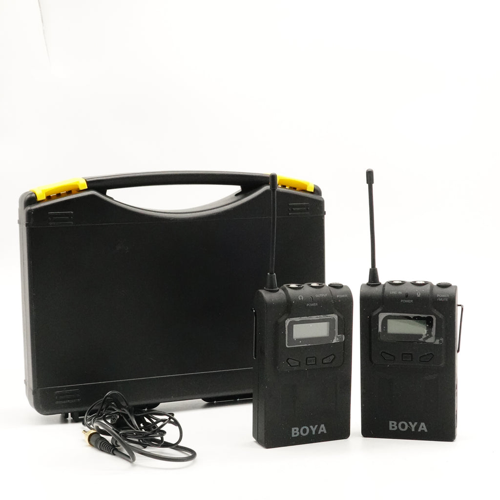 Pre-Owned Boya BY-WM6 twin kit Wireless 2.4GHz Lapel Lavalier Microphone (Second Hand)
