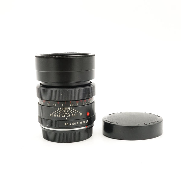 Pre-Owned Leica 90mm f/2.8 Elmarit-R Lens Made in Germany 1964 3 Cam V1 11239 With F& R Caps SN: 2013500 (Second Hand)