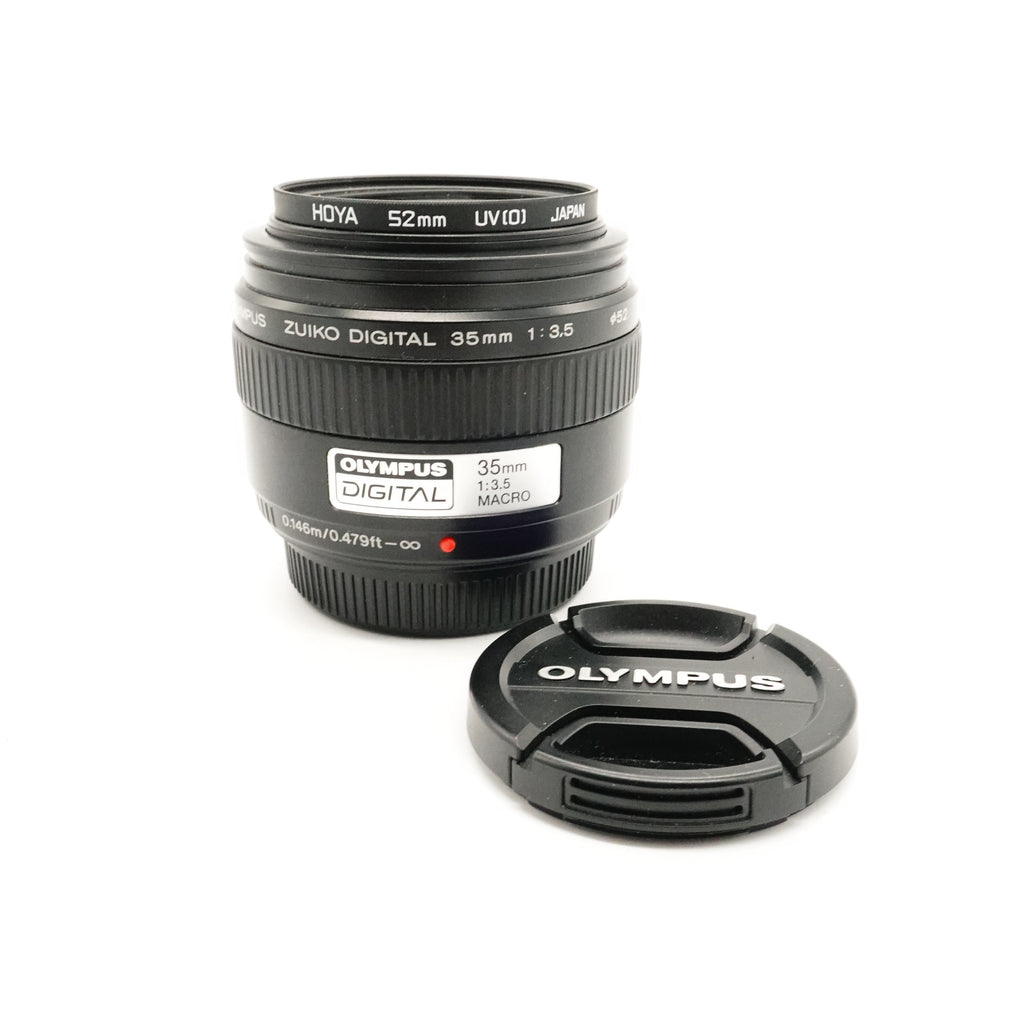 Pre-Owned Olympus Zuiko Digital 35mm f/3.5 Four Thirds MACRO Lens With Caps SN: 192016639 (Second Hand)
