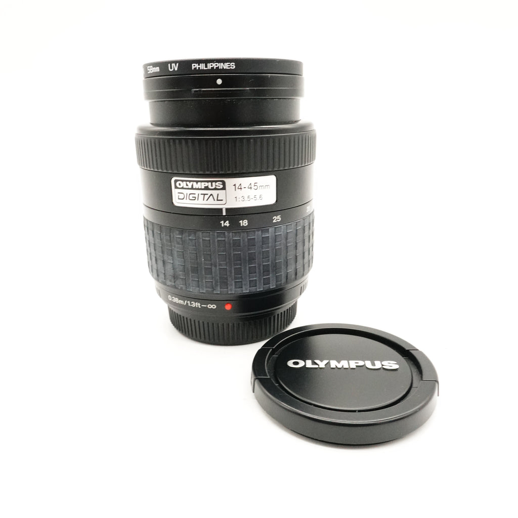 Pre-Owned Olympus Zuiko Digital 14-45mm f/3.5-5.6 Four Thirds Lens With Caps SN: 102142388 (Second Hand)