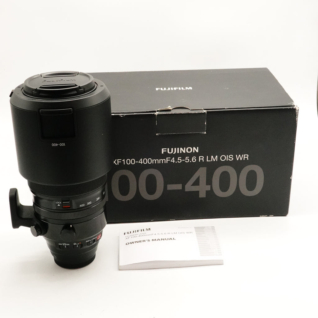 Pre-Owned FUJIFILM XF 100-400mm f/4.5-5.6 R LM OIS WR Lens Box & Accessories SN: 08C00193 (Second Hand)