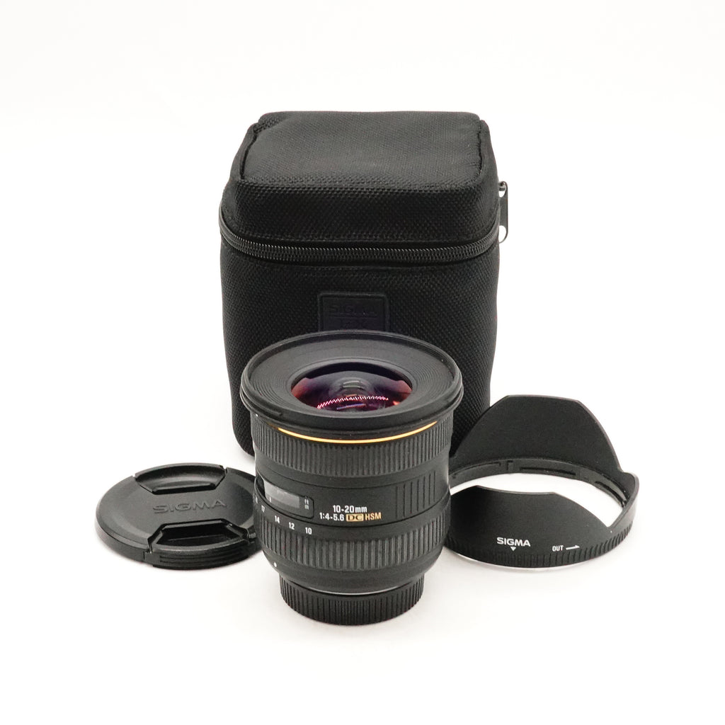 Pre-Owned Sigma EX 10-20mm f/4-5.6 DC Lens (For Nikon) With F&R Caps, Hood, Filter SN: 12959416 (Second Hand)