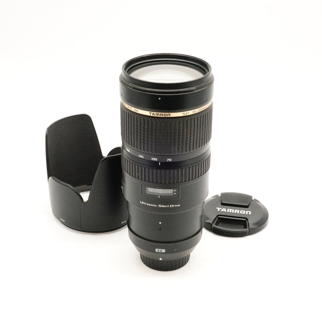 Pre-Owned Tamron SP 70-200mm f/2.8 Di VC USD Lens (For Nikon F) With Hood, F&R Caps SN: 112453 (Second Hand)