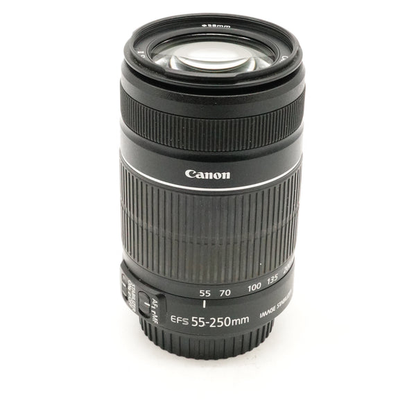 Pre-Owned Canon EF-S 55-250mm f/4.5-5.6 IS II Lens With F&R Caps SN: 0421221511 (Second Hand)