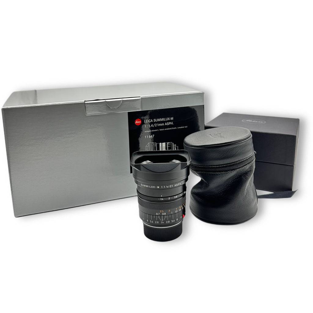 Pre-Owned Leica Summilux-M 21mm f/1.4 ASPH Lens Black 4228056