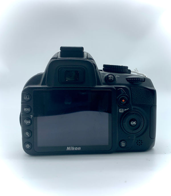 Nikon D3100 Digital SLR Body with Charger and Strap (Second Hand)