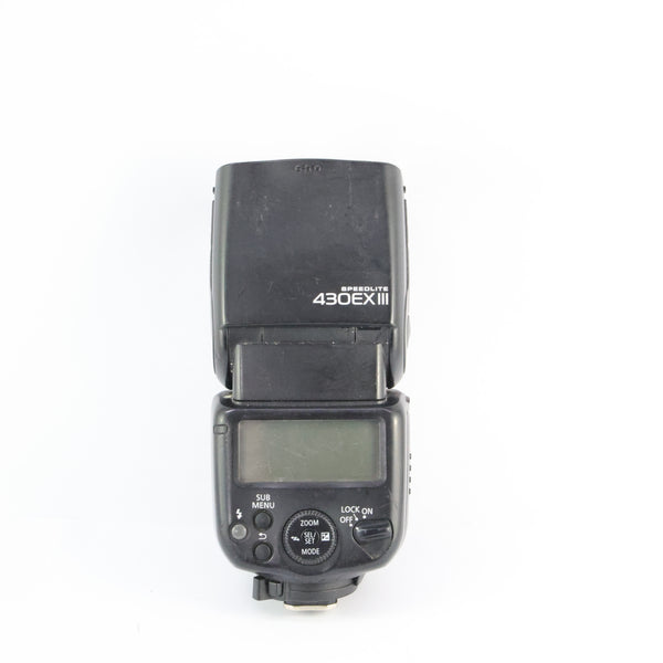 Pre-Owned Canon Speedlite 430EX III W/box, diffuser, manuals SN:0300000089 (Second Hand)