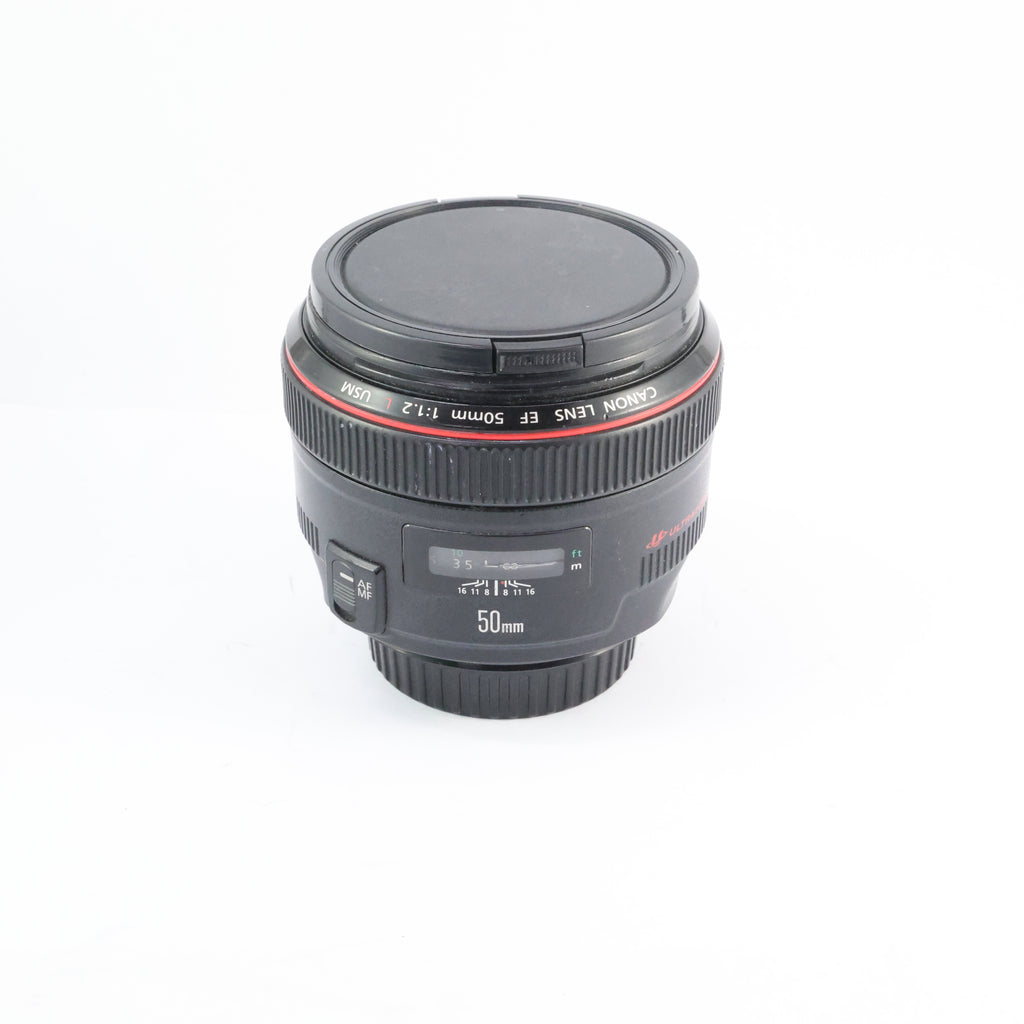 Pre-Owned Canon EF 50mm f/1.2L Series USM Lens W/Caps, box SN:7092303 (Second Hand)