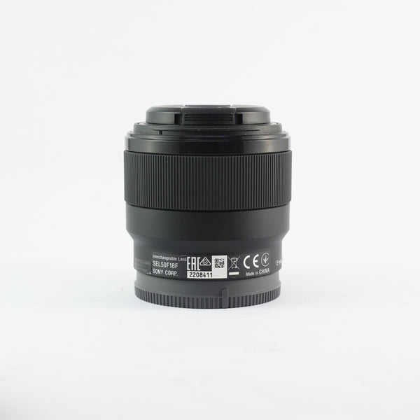 Pre-Owned Sony FE 50mm 1.8 Lens Hood and caps SN: 2208411 (Second Hand)