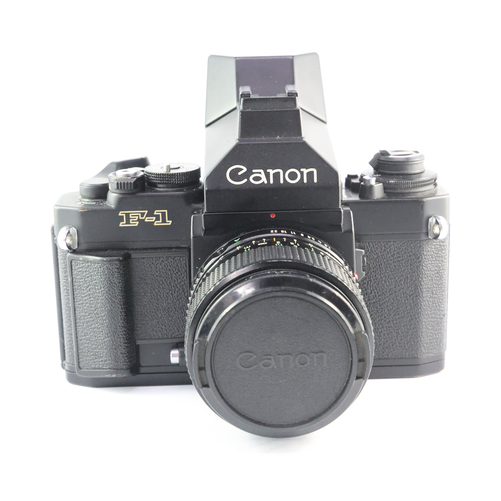 Pre-Owned Canon F1 Camera with Speed Booster & 24mm f/2.8 Lens with Cap SN: 102524 (Second Hand)