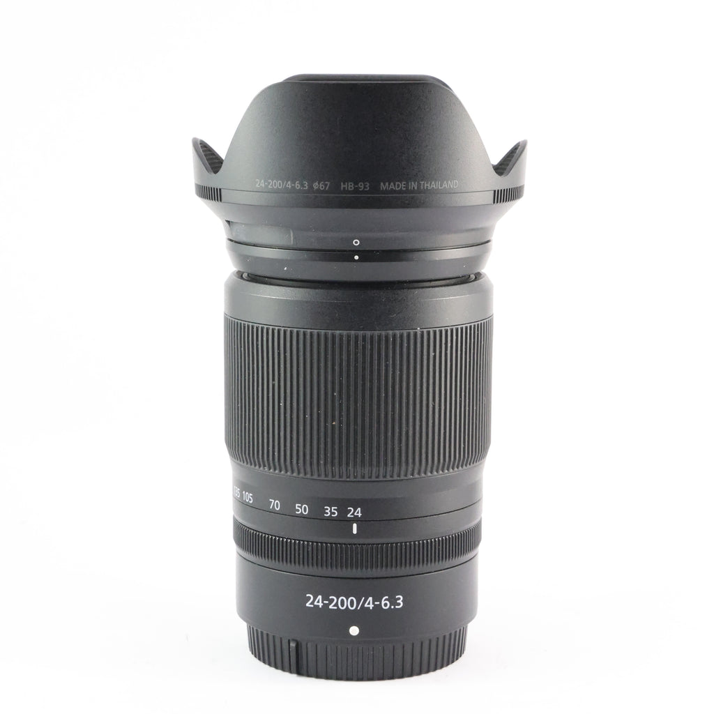 Pre-Owned Nikon Z NIKKOR 24-200mm f/4-6.3 Lens Caps and Hood SN: 20209227