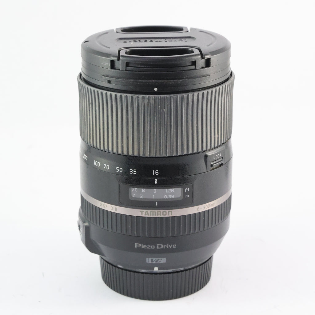 Pre-Owned Tamron 16-300mm f/3.5-6.3 Di II VC PZD Lens for Nikon F with Hood and Caps SN: 122477 (Second Hand)