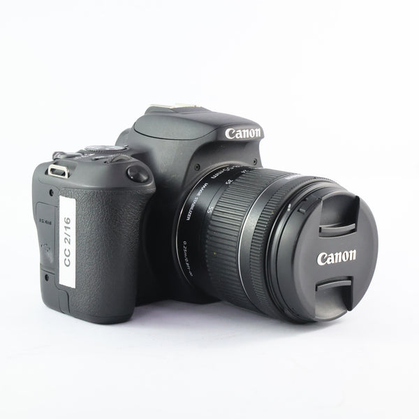Pre-Owned Canon EOS 200D/15-55 IS Kit W/ strap, battery, charger, lens cap SN: 195072014823/7122018060 (Second Hand)