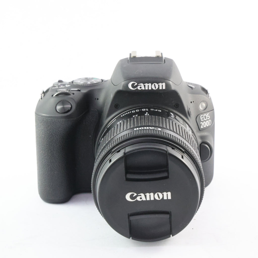 Pre-Owned Canon EOS 200D/15-55 IS Kit W/ strap, battery, charger, lens cap SN: 195072014825/7122018058 (Second Hand)