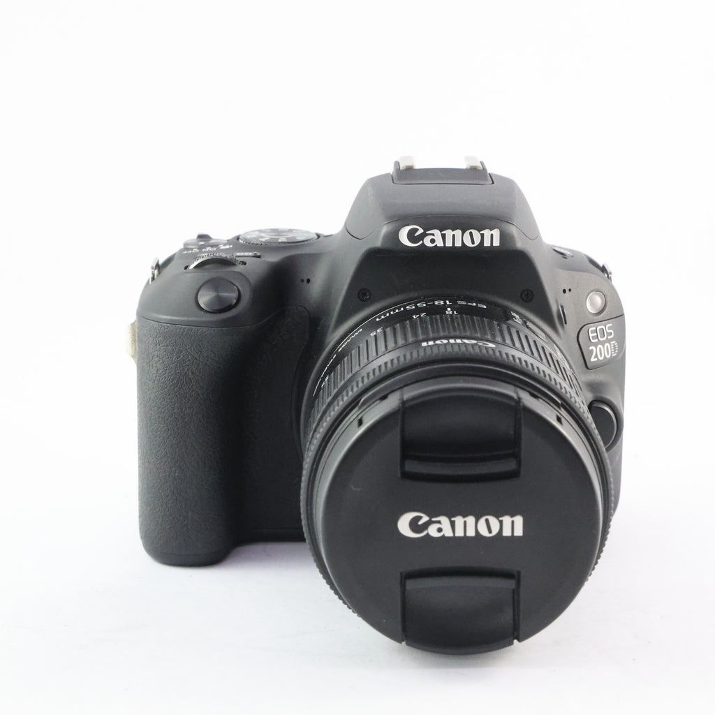 Pre-Owned Canon EOS 200D/15-55 IS Kit W/ strap, battery, charger, lens cap SN: 195072014824/7122018062 (Second Hand)