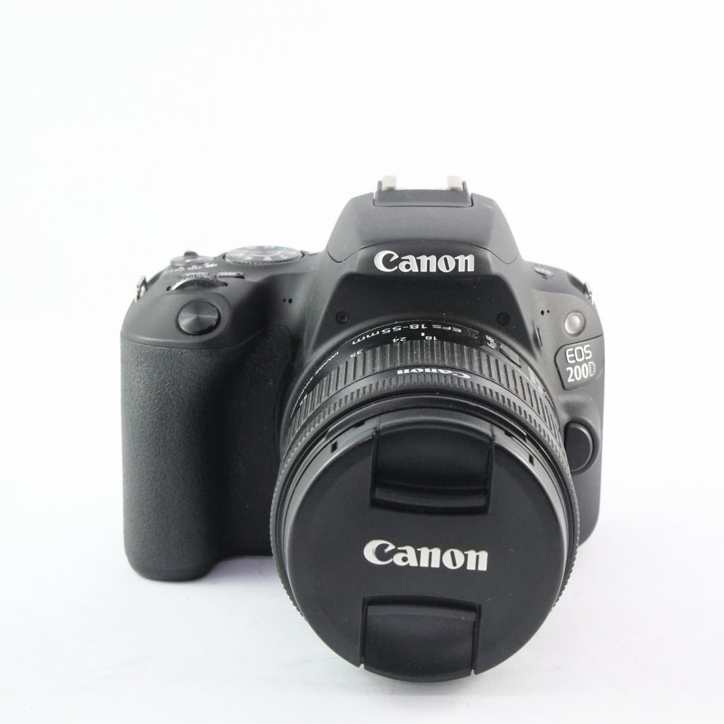 Pre-Owned Canon EOS 200D/15-55 IS Kit W/ strap, battery, charger, lens cap SN: 195072013200/7122018061 (Second Hand)