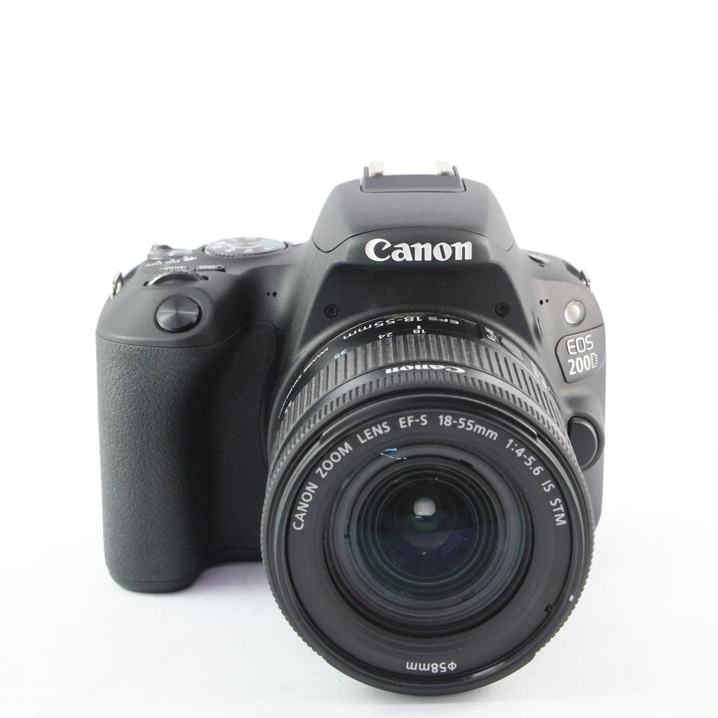 Pre-Owned Canon EOS 200D/15-55 IS Kit W/ strap, battery, charger SN: 195072014813/7122018070 (Second Hand)