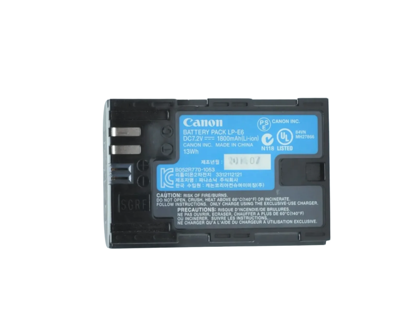 Canon LPE6 Battery (Second Hand) Camera Electronic