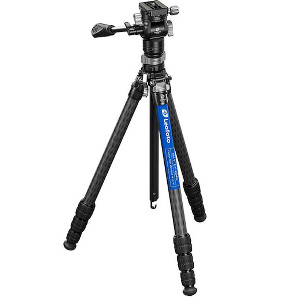 Leofoto LY-224C Mr.Y Series 4 Section CF Tripod + BV-0R FL Head + LB-38 Leveling Base