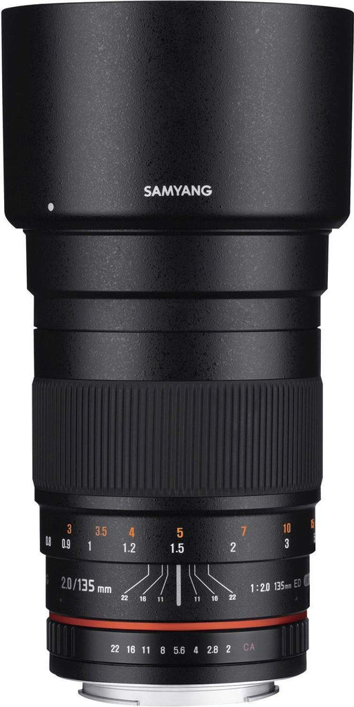 Samyang 135mm f/2 UMC II Canon EOS Full Frame Lens
