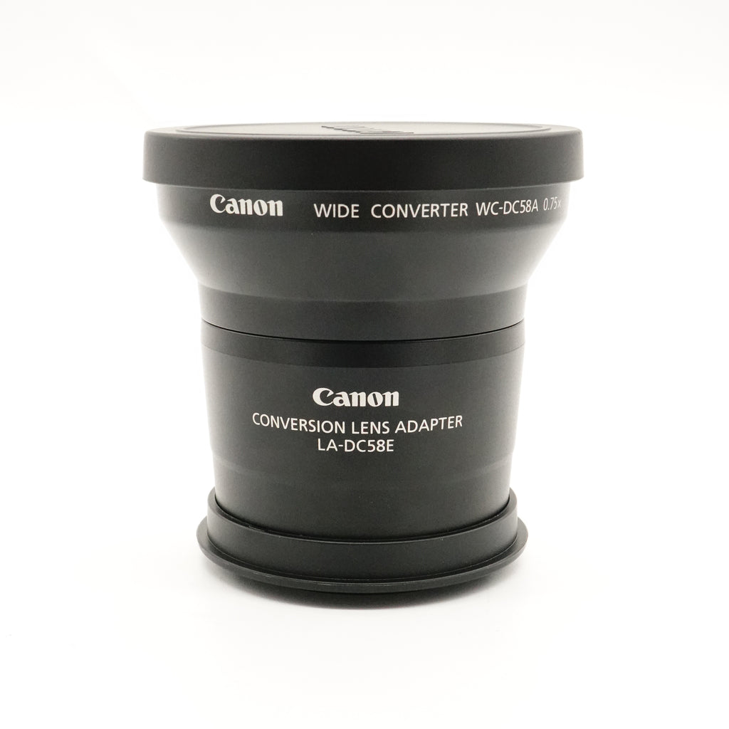 Pre-Owned Canon LA-DC58E Conversion Lens Adapter with caps Fits Powershot S2/S3/S5 (Second Hand)