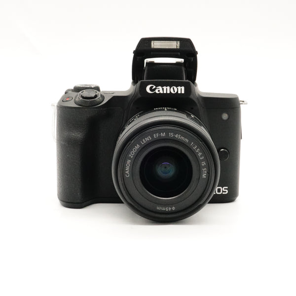Pre-Owned Canon EOS M50 MKii & 15-45 Lens Batt & Charger 095051000038/023208023346